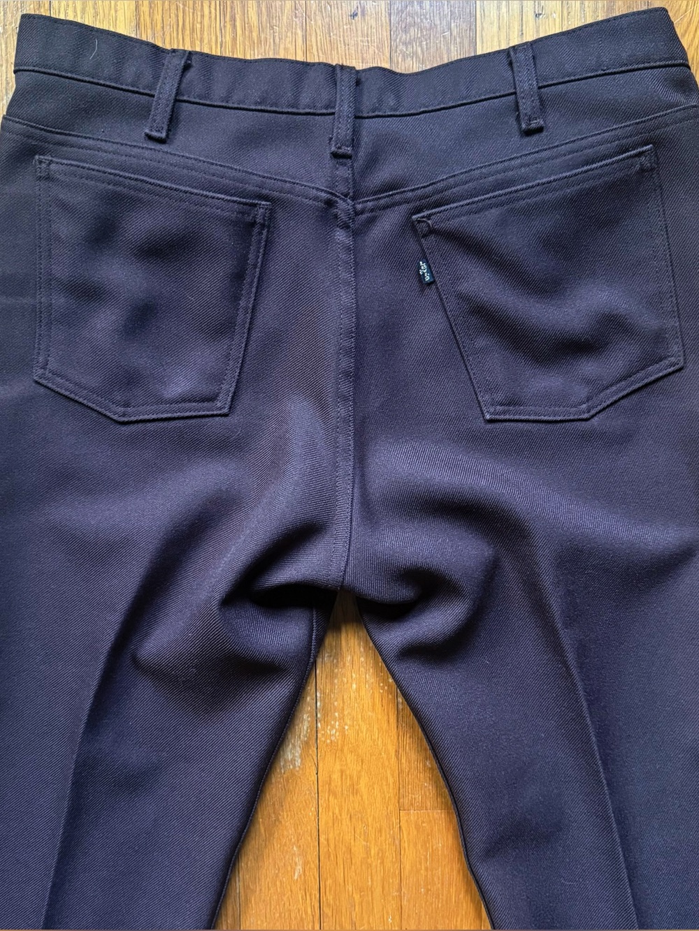 Vintage 1991 Levi’s 517 Sta-Prest Bootcut Polyester Western Trousers Pants